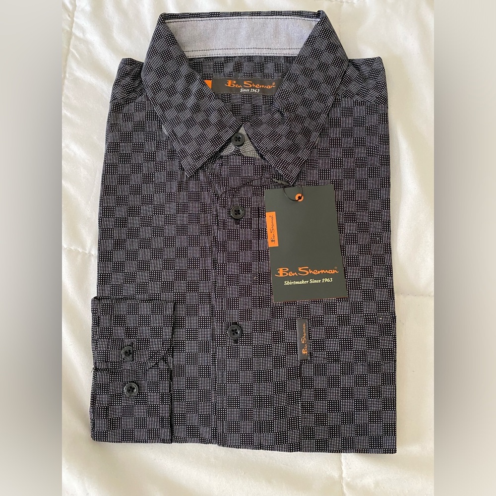 Ben Sherman men’s size S. Black button down,long sleeve,100% cotton